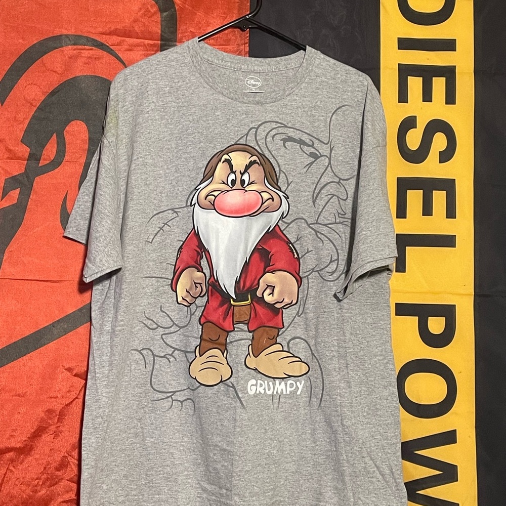 Disney Grumpy Gray Men's Shirt